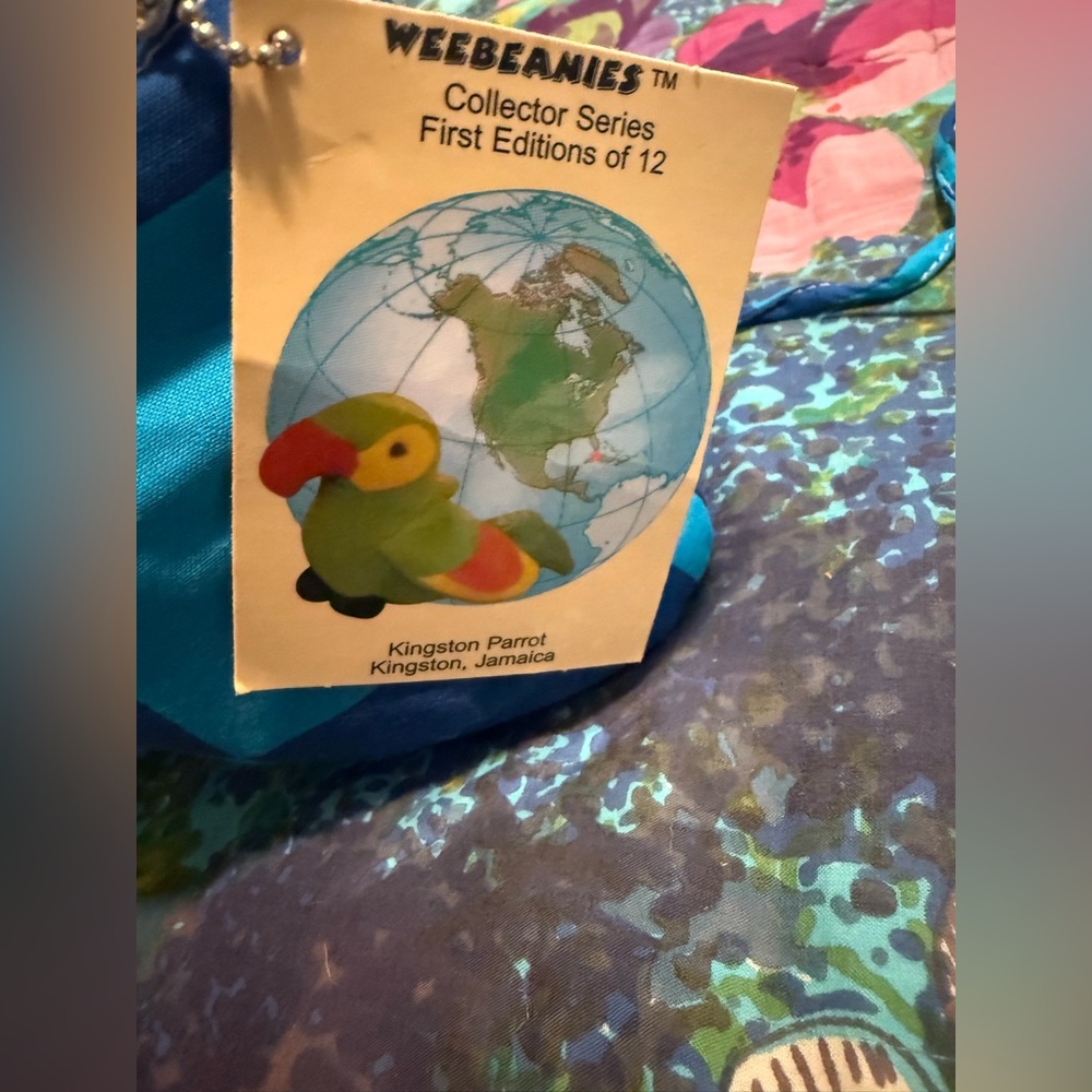 Kingston Parrot Stuffed Animal - Green and Orange